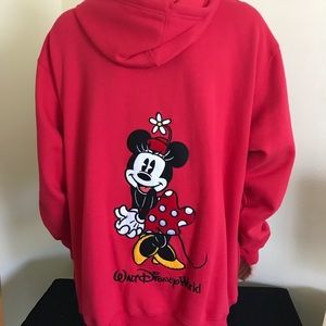 Walt Disney World Minnie Mouse Zip Up Sweatshirt